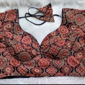Ajrakh sabyasachi blouse