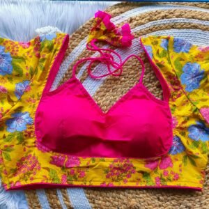 Neena gupta style ajrakh stylish blouse