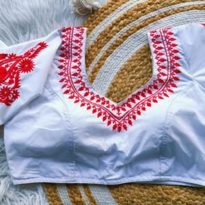 Mukut embroidery blouse