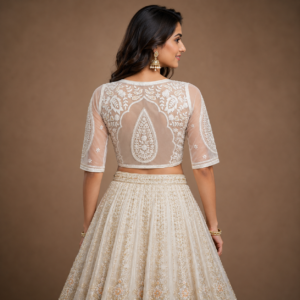 PARTYWEAR NET BLOUSE