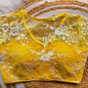 Partywear net blouse
