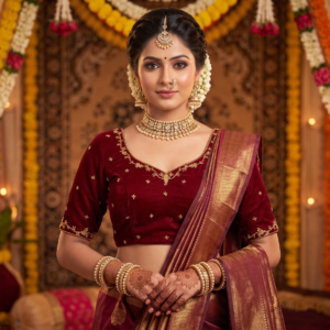 Handwork  VICHITRA SILK zardousi bridal